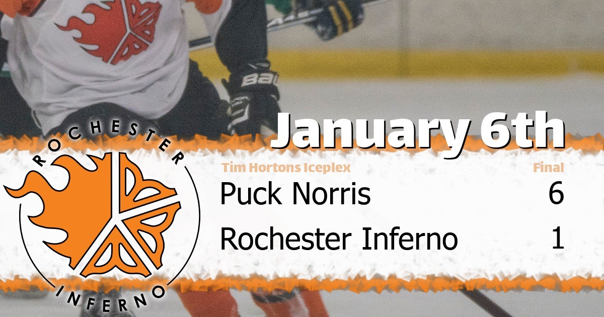 Puck Norris over Inferno in 6-1 victory