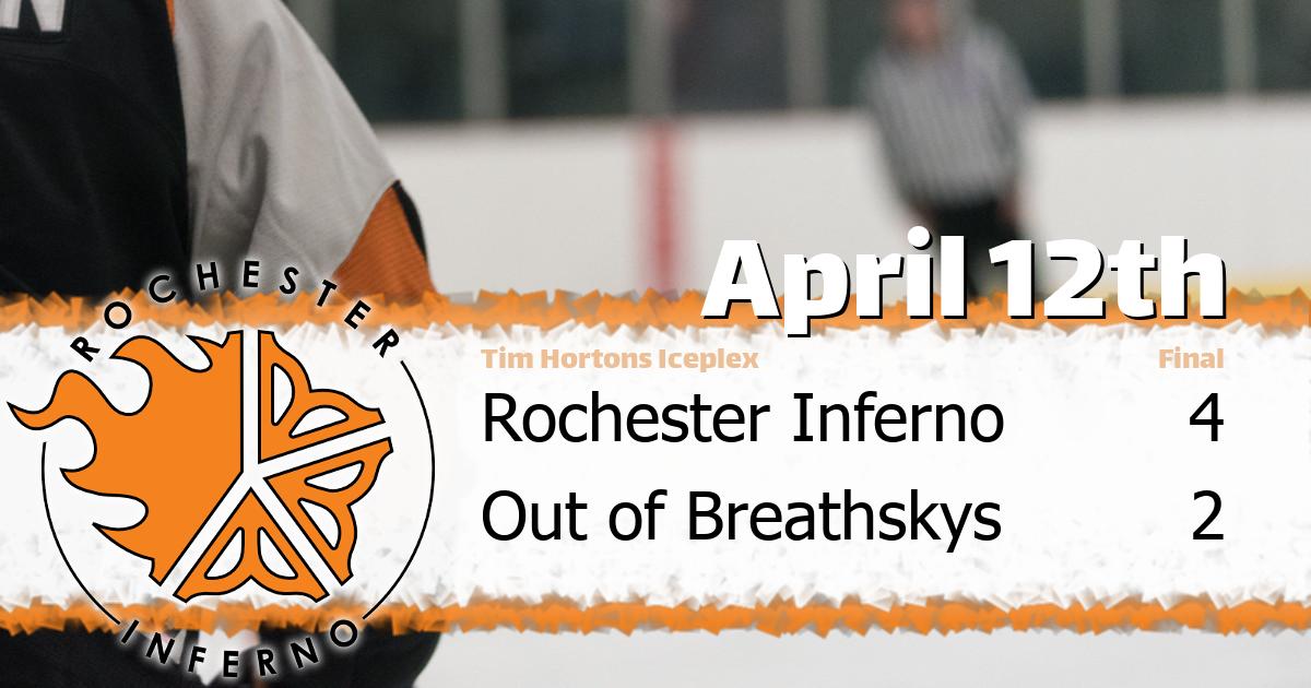 Inferno over Breathskys on Sunday