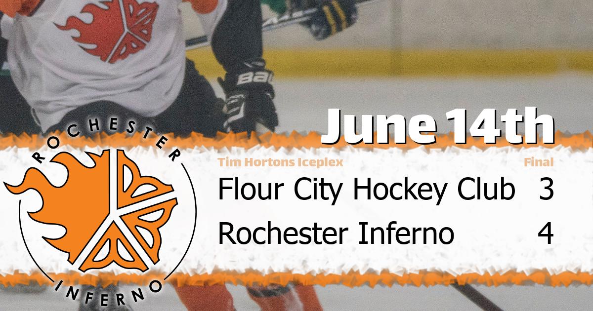 Inferno and Flour City fight to 4-3 final