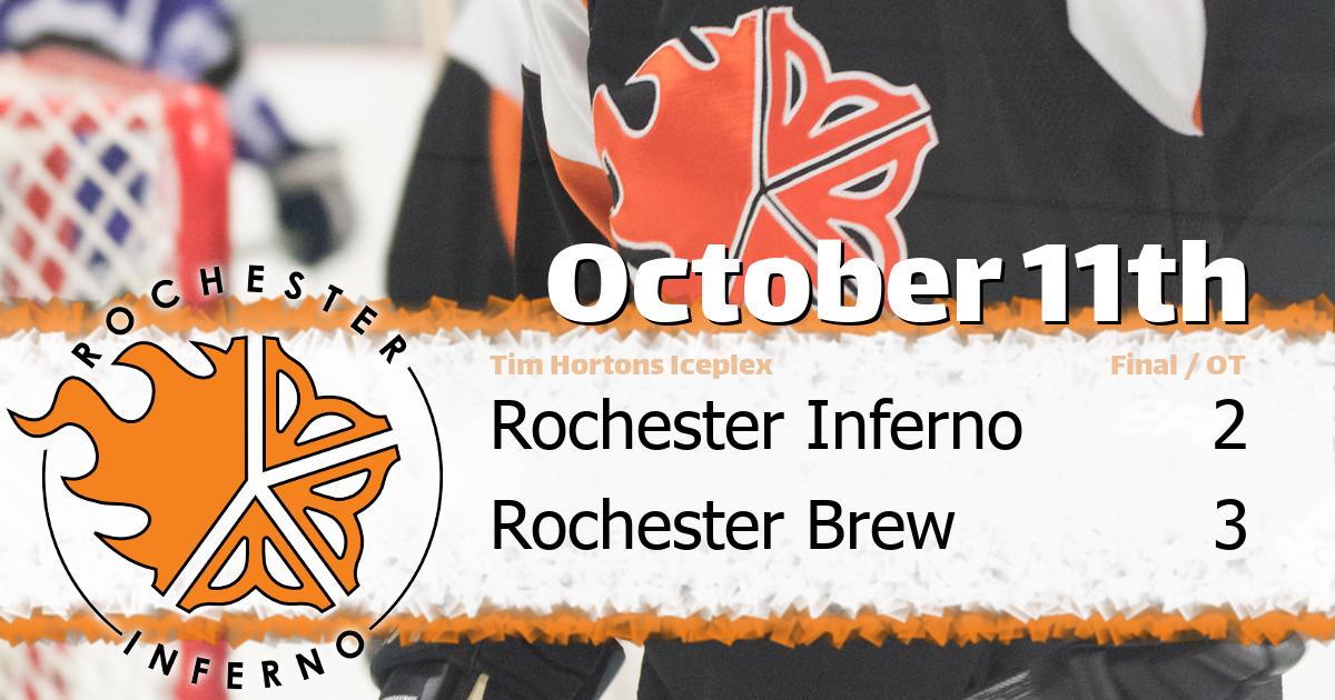 Brew over Inferno in 3-2 overtime victory